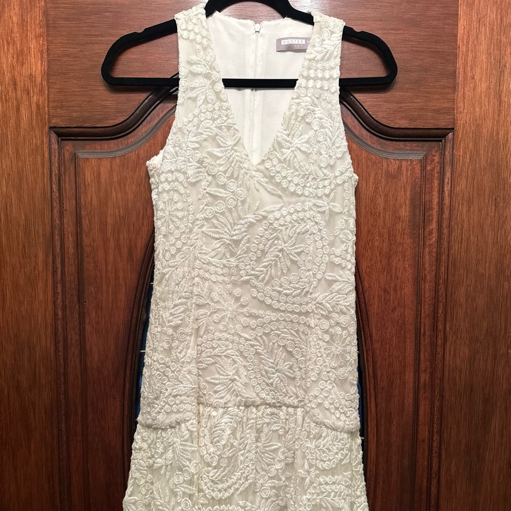Hunter Bell Ivory Lace Dress Size 2